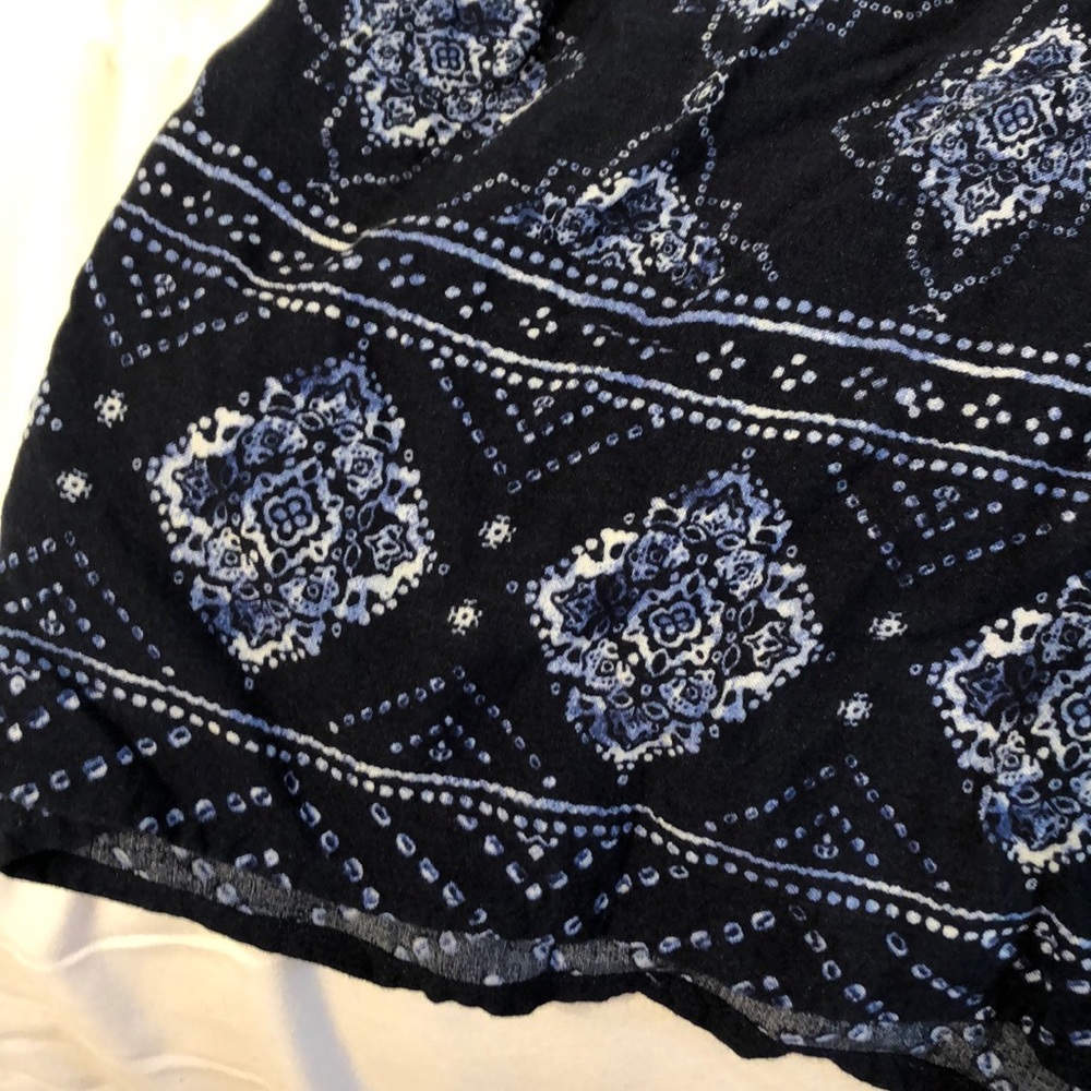 Blue Patterned Romper - Picture 7 of 7